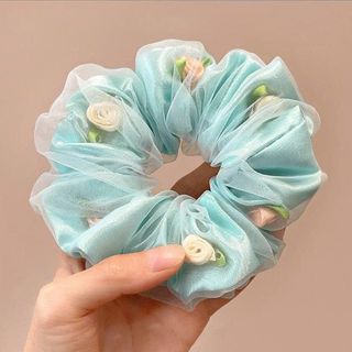 CỘT TÓC LƯỚI 2 LỚP HOA HỒNG