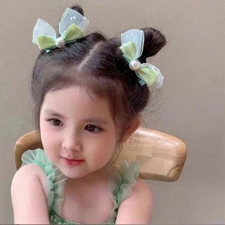 KẸP TÓC BÉ NƠ 2 LỚP ĐÍNH NGỌC