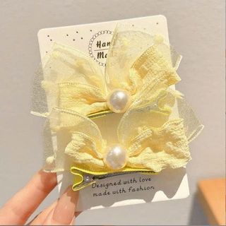 KẸP TÓC BÉ NƠ 2 LỚP ĐÍNH NGỌC