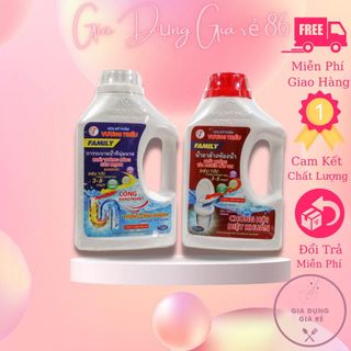 Nước Thông Tắc Cống Family Chính Hãng (800gram)