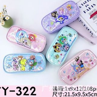 HỘP BÚT BABY THREE KIM TUYẾN (HỘP CỨNG)