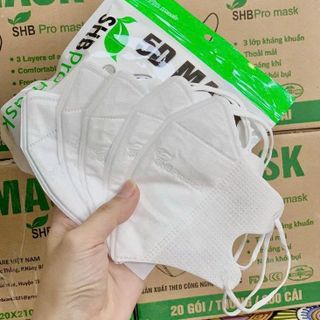 HỘP 100 KHẨU TRANG 5D MASK HÀN QUỐC