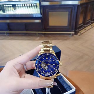 ĐỒNG HỒ NAM AUTOMATIC CAO CẤP MASERATY SFIDA DÂY THÉP MẶT XANH FULLBOX TẶNG DÂY
