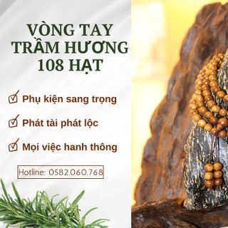 Vòng Trầm 108 Hạt – Món Quà Từ Thiên Nhiên Mang Lại Bình An Và May Mắn