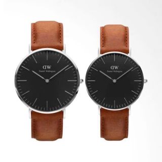 ĐỒNG HỒ NAM NỮ CAO CẤP DANIEL W CLASSIC BLACK DÂY DA FULLBOX TEM