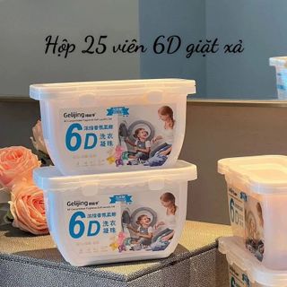 Hộp 25 viên giặt 6D Gelijing