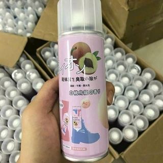 Chai xịt khử mùi giày Quả Đào 260ml (Nắp trắng)