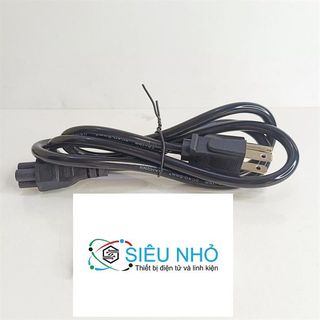 Dây nguồn 3 chấu sợi tròn (Nhôm 0.20 x18) dài 1.2M