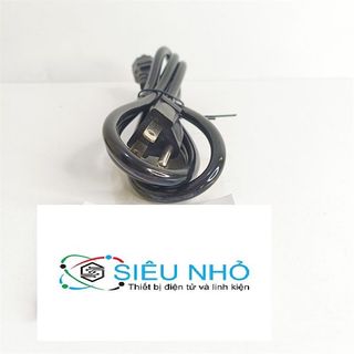 Dây nguồn 3 chấu sợi tròn (Nhôm 0.20 x18) dài 1.2M