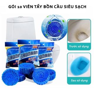 Bộ 10 viên tẩy bồn cầu 285g (GÓI)