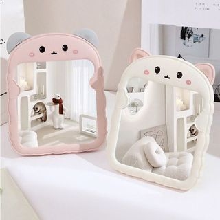 GƯƠNG ĐỂ BÀN HÌNH GẤU NHIỀU MÀU NGẪU NHIÊN