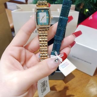 SALE NHANH SET ĐỒNG HỒ NỮ CAO CẤP ACMANI FULLBOX TẶNG DÂY DA