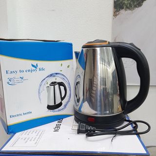 Ấm siêu tốc Inox 1.8L (Vỏ Xanh) Easy to enjoy life Electric Kettle