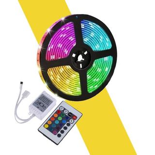 BỘ DÂY ĐÈN LED 5M ĐỔI MÀU 5050 RGB 12V