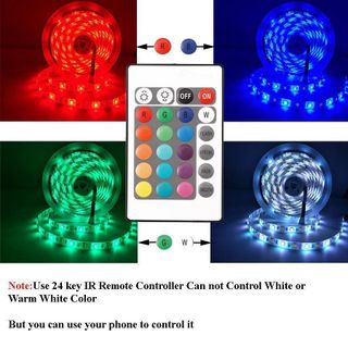 BỘ DÂY ĐÈN LED 5M ĐỔI MÀU 5050 RGB 12V
