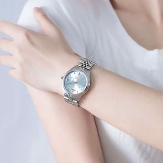 ĐỒNG HỒ NAM NỮ CAO CẤP VIVIEN BẠC MẶT XANH FULLBOX