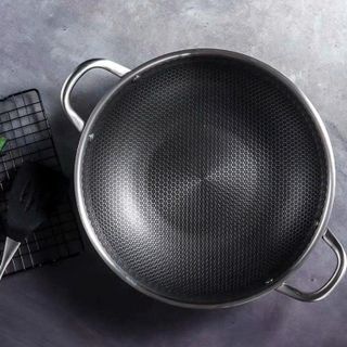 CHẢO CHỐNG DÍNH TỔ ONG 2 QUAI 28CM