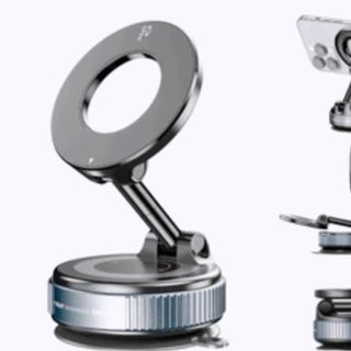Giá đỡ điện thoại trên xe ô tô - hút nam châm, từ tính chân không