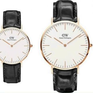 ĐỒNG HỒ NAM NỮ CAO CẤP DANIEL W CLASSIC WHITE DÂY DA FULLBOX TEM