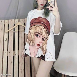 GIAO MẪU NGẪU NHIÊN ] Áo thun cotton form rộng lẻ mẫu lẻ màu hàng mới thanh lý