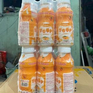 Sữa Chua Youp Thái Lan Màu Vàng (Thùng 24 Chai x 280ml)