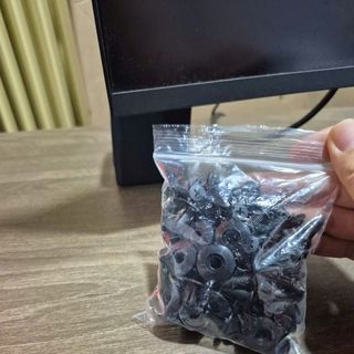 Bộ 100 đinh tán nhựa, nốc vít nhựa, chốt nở cho phụ tùng xe ô tô, KT lỗ 9,5mm