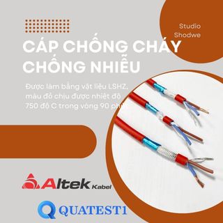Dây cáp tín hiệu dùng cho báo cháy chống cháy chống nhiễu 2 lõi