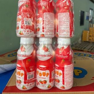 Sữa Chua Youp Thái Lan Màu Đỏ (Thùng 24 Chai x 280ml)