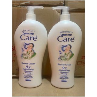 Sữa tắm dê High Quality Queen First White Soft Care Shower Cream 9x Moisturising Whitening Firming Goat's Milk 1200ml