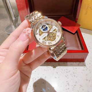 XẢ KHO ĐỒNG HỒ NAM TRUNG CẤP FATEK DÂY THÉP SỐ LA MÃ AUTOMATIC