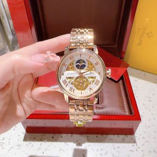 XẢ KHO ĐỒNG HỒ NAM TRUNG CẤP FATEK DÂY THÉP SỐ LA MÃ AUTOMATIC