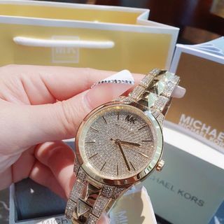 ĐỒNG HỒ NỮ CAO CẤP MICHAEL K RUNWAY ĐÍNH FULL ĐÁ FULLBOX