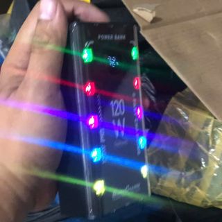Sạc Dự Phòng dây đèn LED 30000 mah sạc nhanh QC và PD có dây liền