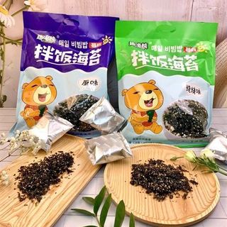 Rong Biển Rắc Cơm Gấu Date T3/2026 (Thùng 16 Gói)