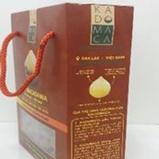 Hạt mắc ca rang tách nứt hộp giấy 250g