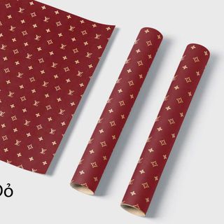 XẤP 45 TỜ GIẤY GÓI QUÀ KRAFT THƯƠNG HIỆU IN 2 MẶT, mỗi xấp 1 hình không mix