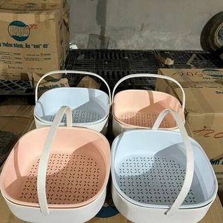 Rổ Vuông Có Quai Xách ROX30 KOT (Bao 30 Cái)