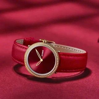 SĂN SALE ĐỒNG HỒ NỮ CHÍNH HÃNG STARKE DÂY DA TRÒN ĐẦY ĐỦ HỘP TÚI
