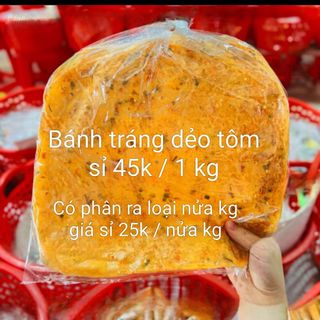 Bánh tráng dẻo tôm loại 1kg_ Đặc sản Tây Ninh loại 1 siêu ngon