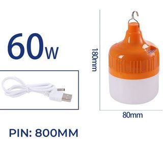 Bóng đèn tích điện 6-8h 60w 80mm CT6