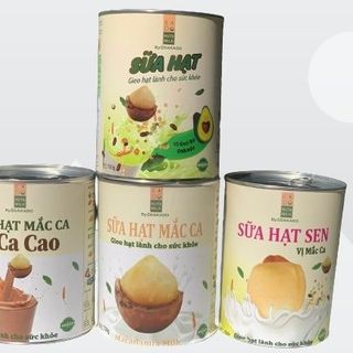 SỮA HẠT VỊ QUẢ BƠ, VỊ CA CAO, HẠT SEN DAKADO
