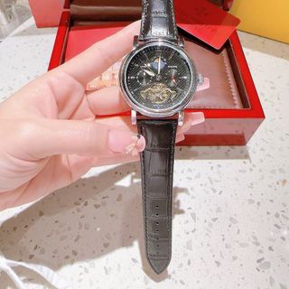 XẢ KHO ĐỒNG HỒ NAM TRUNG CẤP FATEK DÂY DA SỐ VẠCH AUTOMATIC
