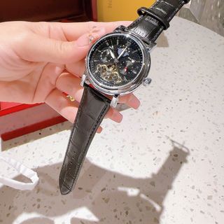 XẢ KHO ĐỒNG HỒ NAM TRUNG CẤP FATEK DÂY DA SỐ VẠCH AUTOMATIC