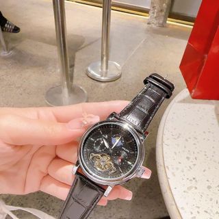 XẢ KHO ĐỒNG HỒ NAM TRUNG CẤP FATEK DÂY DA SỐ VẠCH AUTOMATIC