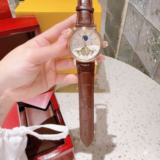 XẢ KHO ĐỒNG HỒ NAM TRUNG CẤP FATEK DÂY DA SỐ VẠCH AUTOMATIC