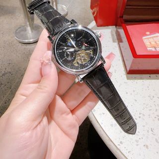XẢ KHO ĐỒNG HỒ NAM TRUNG CẤP FATEK DÂY DA SỐ VẠCH AUTOMATIC