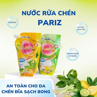 Nước rửa chén Pariz - sạch bóng thơm lâu-an toàn cho da tay