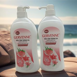 Sữa tắm trắng da hương nước hoa GERVENNE
