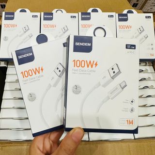 Cáp sạc siêu nhanh Sendem TF-1M 100W chân TypeC