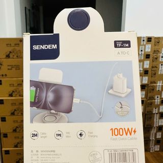 Cáp sạc siêu nhanh Sendem TF-1M 100W chân TypeC